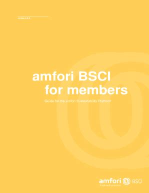 Fillable Online amfori BSCI Guide. Guide for the amfori sustainability ...