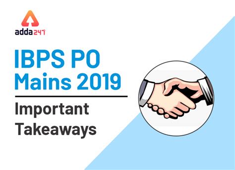 IBPS PO Mains 2019: Important Takeaways