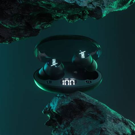 Unix Wireless Buds Legend with 180 hours Battery life & Quad Mic with ...