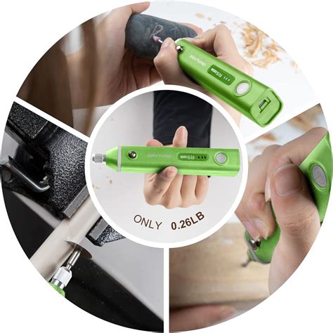 Buy PHALANX Cordless Rotary Tool 3.7V Square Power Rotary Tool with 60 ...