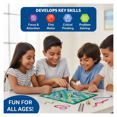 Snakes & Ladders | Magnetic & Customizable Board Game with a Twist (ag