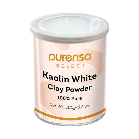 Purenso Select - Kaolin White Clay Powder, 100g I 100% Natural for ...