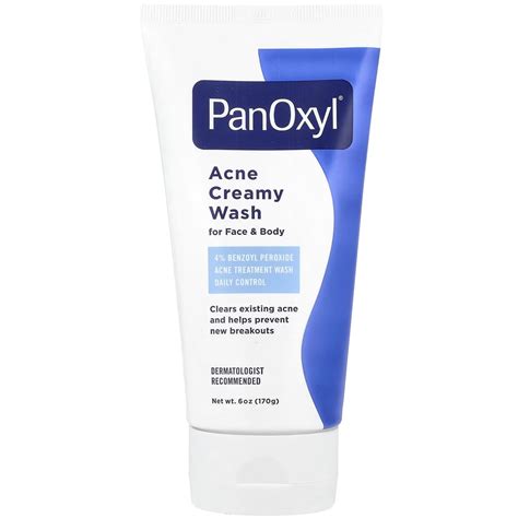 PanOxyl Acne Creamy Wash, 4% Benzoyl Peroxide 6 India | Ubuy