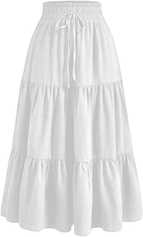 Amazon.in: White - Women's Skirts / Women's Skirts & Shorts: Clothing ...