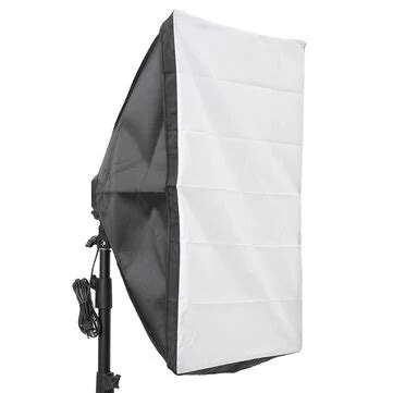 Photo video studio lighting 50x70cm softbox light 4 socket e27 lamp ...