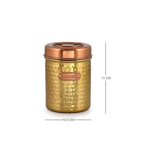 Online Elan Dabbahs and Days Stainless Steel Round Chai, Cheeni ...