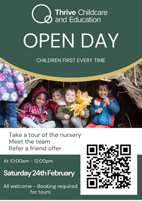 Thrive Childcare and Education on LinkedIn: Join us for our Open day at ...