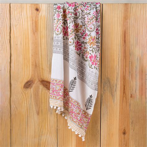 Buy Stylish Handmade Block Print Stole For Women – Dmaasa