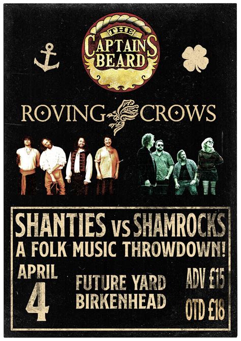 The Captains Beard + Roving Crows @ Future Yard - Birkenhead, Future ...