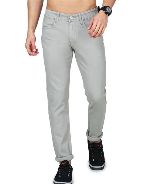 Men's Slim Fit Jeans Grey at Raven Goetz blog