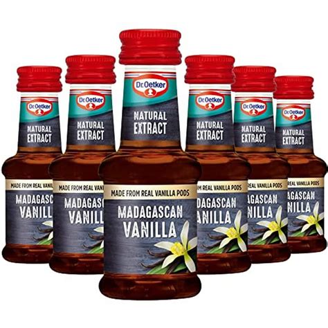 Dr. Oetker Madagascan Vanilla Natural Extract, 6 x 35 ml : Amazon.in ...