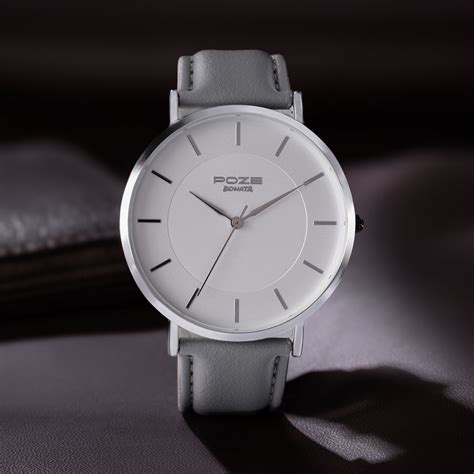 Buy Online Sonata Poze Quartz Analog White Dial Leather Strap Watch for ...