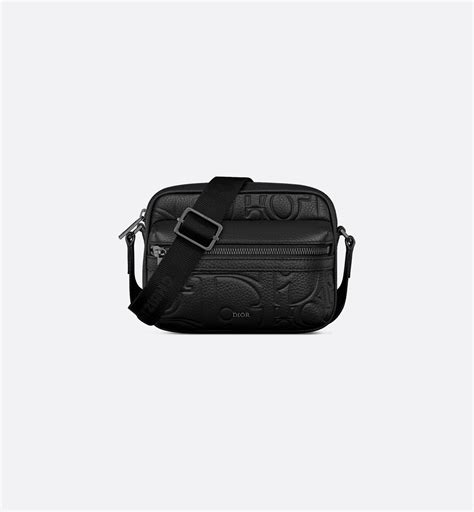 Mini Rider 2.0 Zipped Messenger Bag Black Dior Gravity Leather and ...