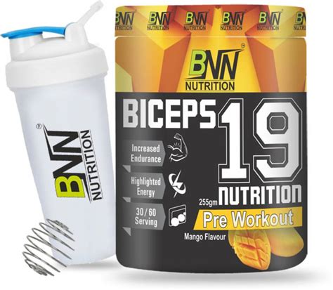 BNN NUTRITION Pre Workout Lean Muscles Building, Strength Focus ...