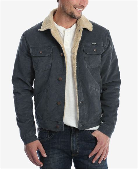 Lyst - Wrangler Heritage Sherpa Lined Corduroy Jacket in Gray for Men