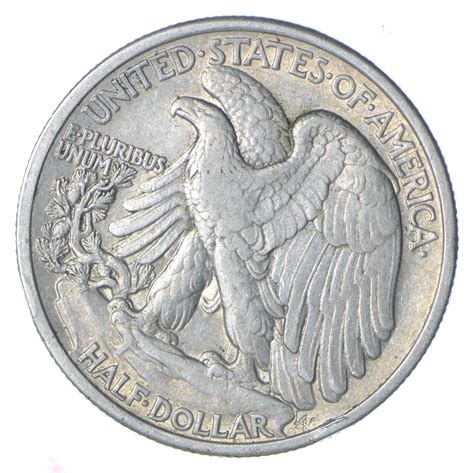 1919 Walking Liberty Silver Half Dollar - Near Uncirculated | Property Room