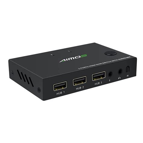 Buy 4K*2K@30Hz Switch 2 in 1 Out USB Switcher Selector with Remote ...