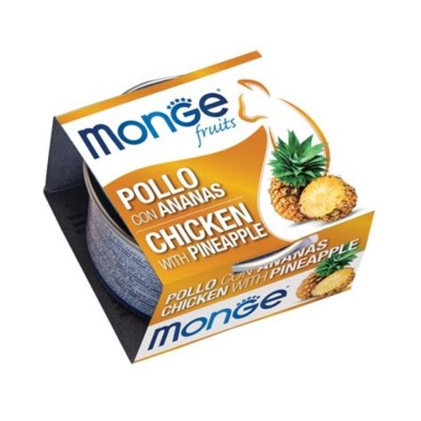 Monge Fruits Chicken With Pineapple 80g - Loreto Pharmacy