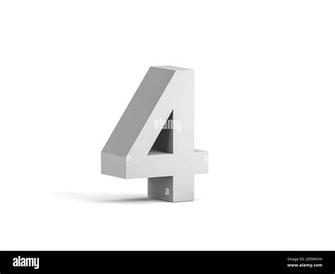 Number 4 Black And White