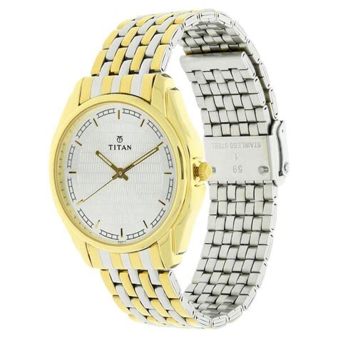 Buy Online Titan Karishma Silver Dial Analog Stainless Steel Strap ...