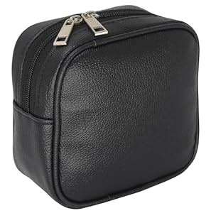 atorakushon PU Leather Small Toiletry Bag for Travelling Shaving Kit ...