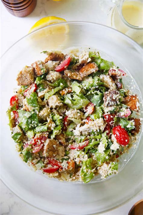Chicken Caesar Quinoa Salad - Lexi's Clean Kitchen