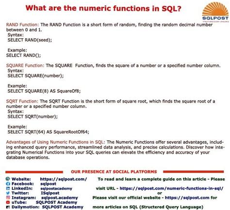 Image result for Number Functions in SQL