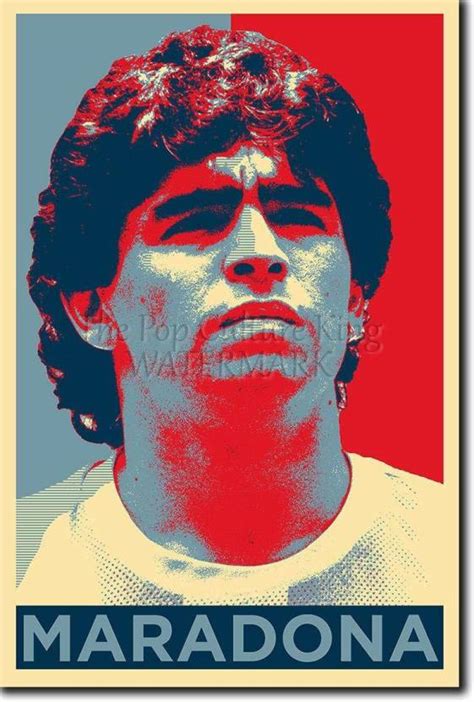 Diego Maradona Poster - Maradona Poster - Football Poster (300GSM ...