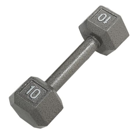 CAP Barbell 10 lb. Solid Hex Dumbbell - Single | Academy