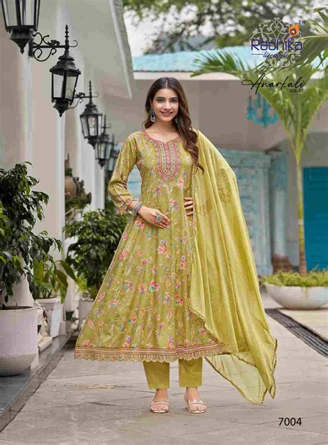 ANARKALI VOL-7 BY RADHIKA LIFESTYLE 7001 TO 7006 SERIES DESIGNER ...