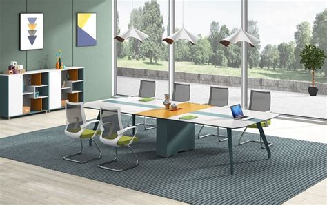 西安钢架办公桌厂家设计定做精品铝合金钢架系列办公家具