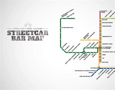 Printable New Orleans Streetcar Map | Stylish & Functional