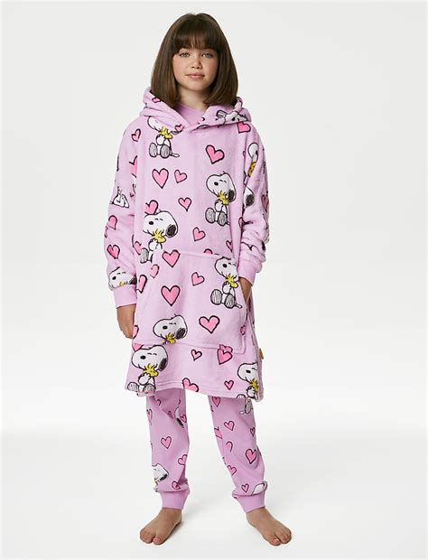 Buy Snoopy™ Oversized Hoodie (7-16 Yrs) at Marks & Spencer