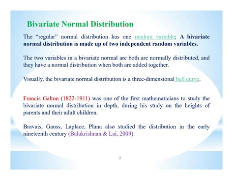 SOLUTION: Bivariate normal distribution statistics - Studypool