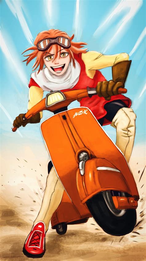 Haruko Haruhara (FLCL) by AizekArtworks on DeviantArt