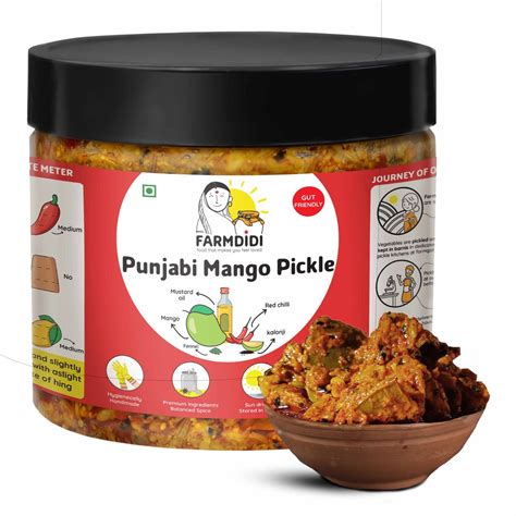 Punjabi Mango Pickle | Punjabi Aam Ka Achar – www.farmdidi.com