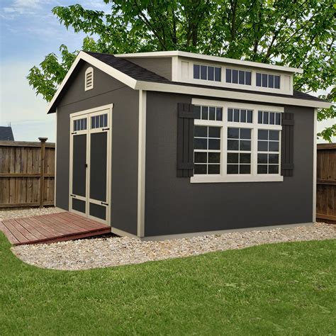 Amazon.com : Belmont 12 ft. x 24 ft. Wood Storage Shed Kit with Floor ...