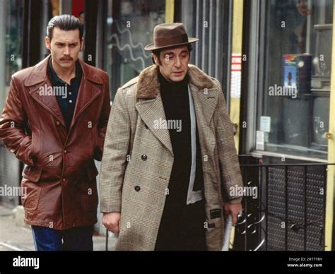 Johnny Depp, Al Pacino, "Donnie Brasco" (1997). Photo credit: Tri Star ...