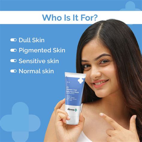 2% Vitamin C Gel Daily Face Wash -80ml | The Derma Co