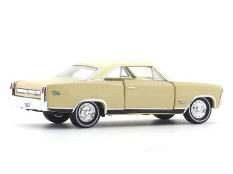 1967 Chevrolet Nova SS beige 1:64 M2 Machines licensed diecast scale ...