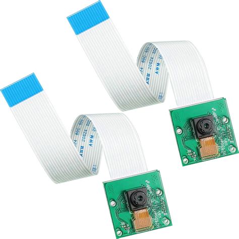 2 Pieces 5 Megapixels 1080p Sensor OV5647 Mini Camera Module with 6 ...