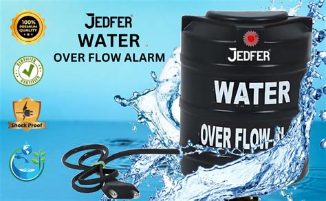 JEDFER Water Tank Overflow Alarm Siren with Loud Human Voice Sound with ...