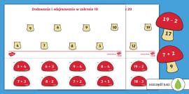 Jesienne dodawanie i odejmowanie w zakresie 10 i 20