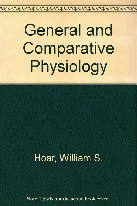 General and Comparative Physiology : Hoar, William Stewart: Amazon.in ...