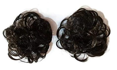 Manasvini Black Artificial Hair Extension Juda Hair Rubber Band with ...