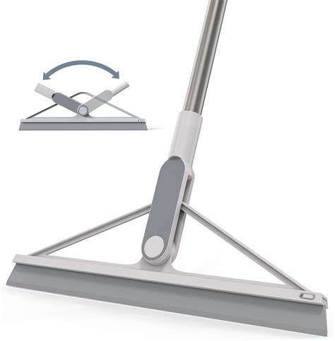 KOLLIEE Squeegee Broom Rubber Floor Squeegee with Long Handle ...