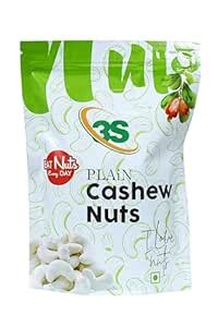 3S Plain Cashew Nuts - 500 Grams | Kerala, Kollam Cashew | Cashew Grade ...