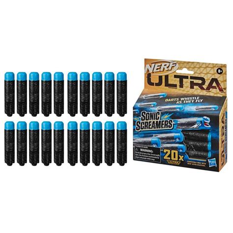 Buy Nerf Ultra Sonic Screamers 20-Dart Refill Pack - Darts Whistle ...