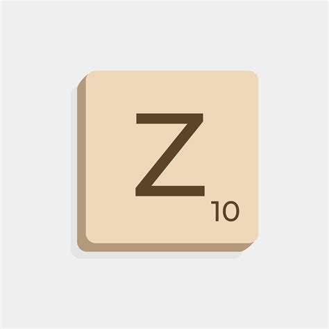 Z uppercase in scrabble letters. Isolate vector illustration ready to ...