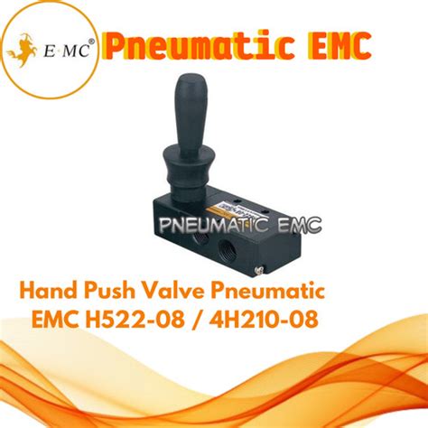 Jual Hand Push Valve Pneumatic EMC H522-08 / 4H210-08 - Jakarta Barat ...
